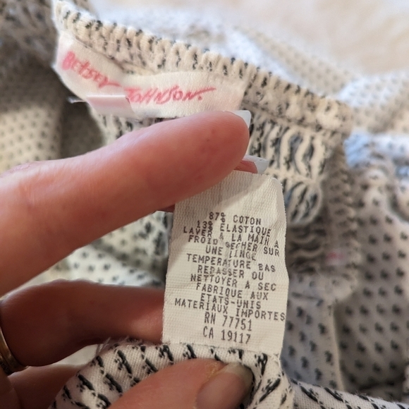 BETSEY JOHNSON retro dress white black small - Picture 9 of 13